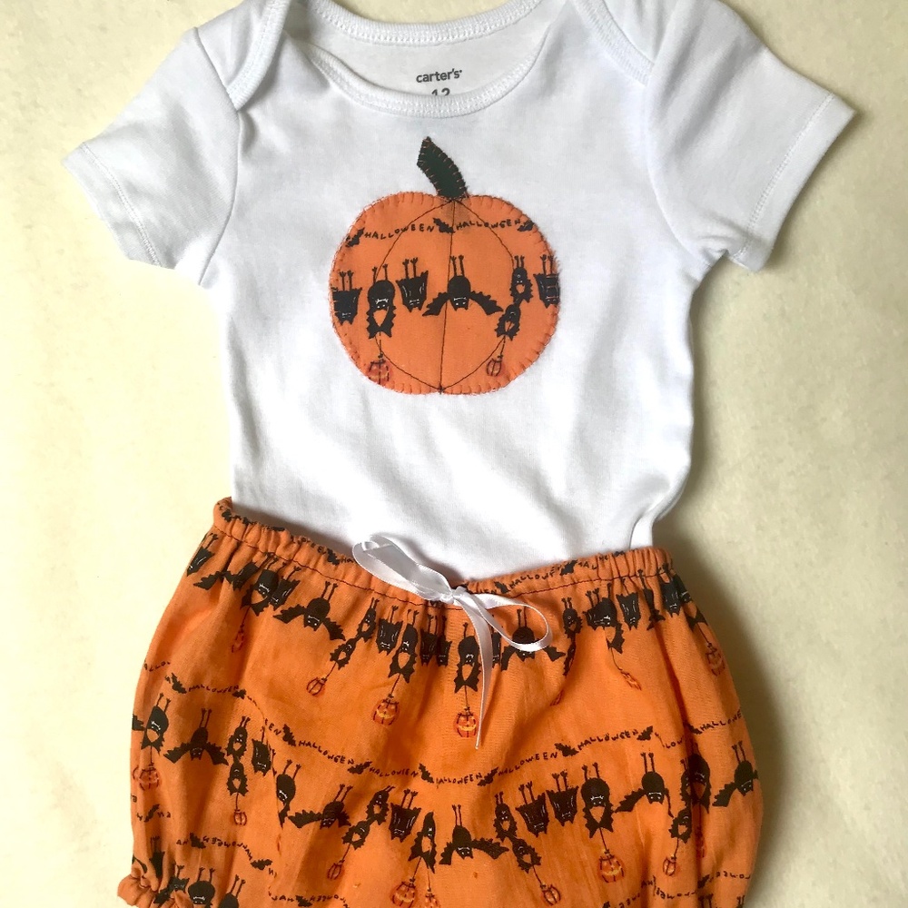 HALLOWEEN OUTFIT Onesie & Bloomers